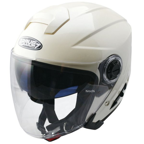 SPEEDPIT BV-7 Lサイズ（58-60cm未満） パールホワイト バイク用　ジェットヘルメットの商品画像