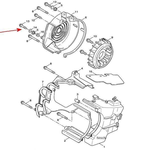 [ Manufacturers stock equipped ] 98517-06020 Yamaha original screw bread JP shop 