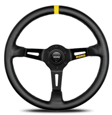 ★ナルディ　NARDI　N341　クラシック　BKレザー/BKスポーク 340 NARDI NARDI CLASSIC LEATHER ブラックレザー＆ブラックスポーク N341