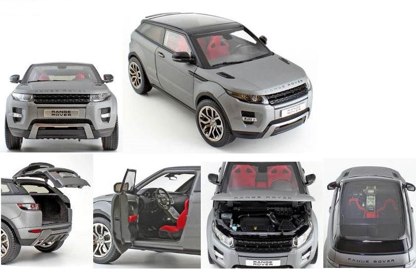 ランドローバー レンジローバー イヴォーク （グレー） GTA （1/18