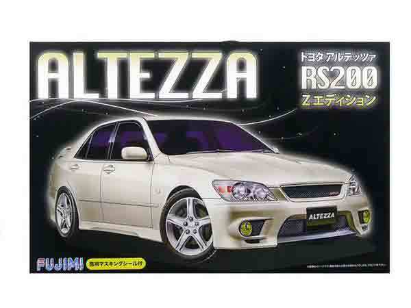 フジミ模型 トヨタ アルテッツァ RS200 Zエディション 窓枠マスキング