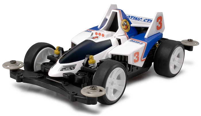 GW限定値下げ タミヤミニ四駆 ダッシュ3号 シューティングスター 塗装済ボディ タミヤ ダッシュ3号・流星（シューティング・スター）【MSシャーシ