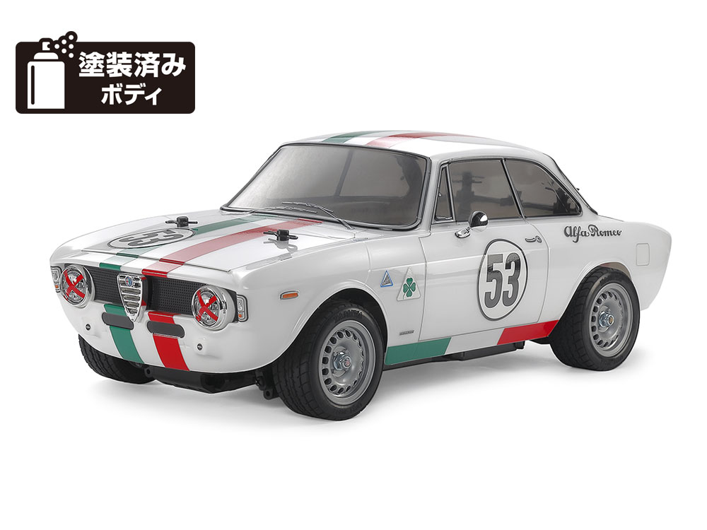 タミヤ1/10RC アルファロメオ ジュリア スプリント GTA クラブレーサー