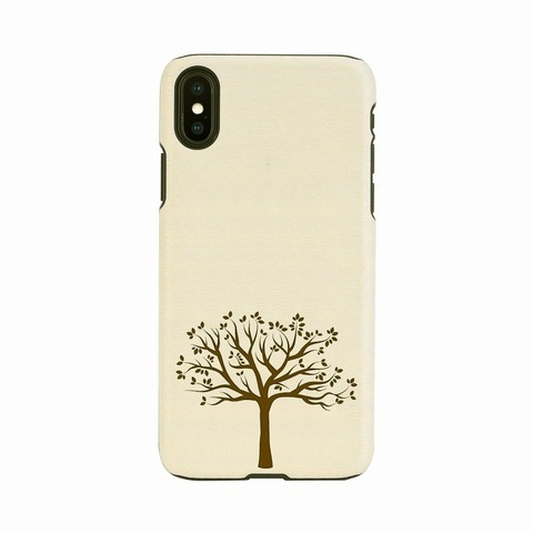Man＆Wood iPhone XS/X用 天然木ケース Apple tree I13864i58 iPhone用ケースの商品画像