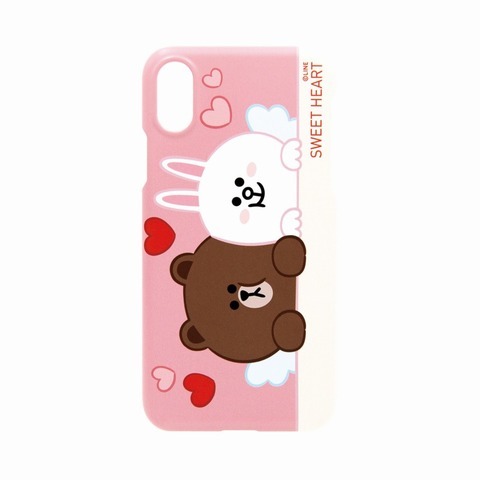 LINE FRIENDS LINE FRIENDS iPhone XS Max用 SLIM FIT CUPID LOVE スウィートハート2 KCL-SCL013 iPhone用ケースの商品画像