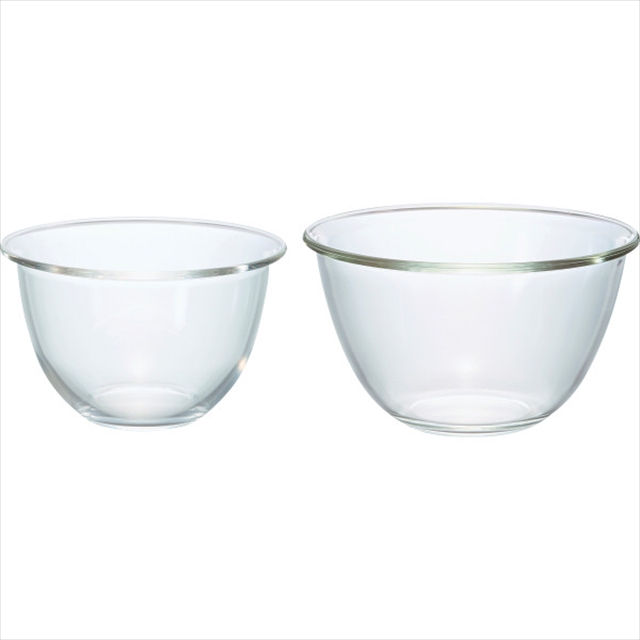 HARIO （ハリオ） 耐熱ガラス製ボウル2個セット 1500ml 2200ml MXP-2606の商品画像