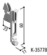 YKK москитная сетка для . перемещение одна сторона (HH-K-35777)