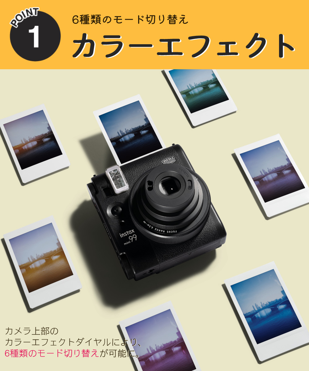  Fuji Film Cheki instax mini 99 black instant camera 