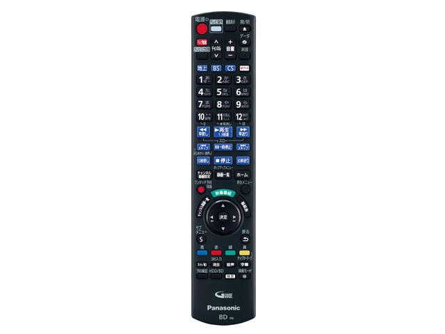 パナソニック 純正 ブルーレイディスクレコーダー リモコン N2QAYB001182の商品画像