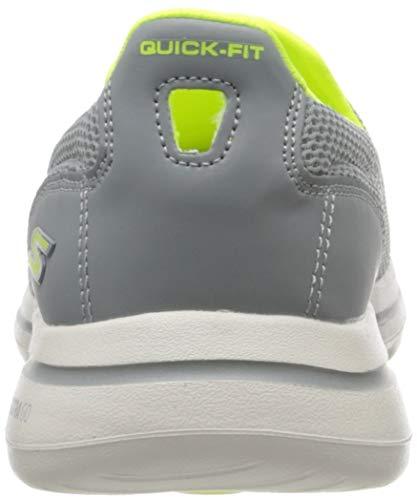 ふるさと割 レディース Skechers 米国発の輸入雑貨 Go 5 グレー ライム スニーカー 5ーfantasy Walk シューズ Adtecplasma Com