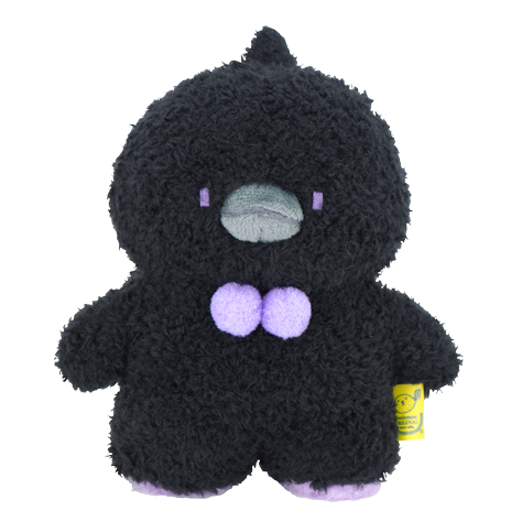 Sunlemon サンレモン ふわふわたっとん ぬいぐるみ S からす BK