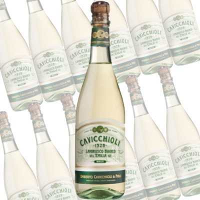 カビッキオーリ ランブルスコ ビアンコ ドルチェ 750ml 瓶 シャンパン・スパークリングワインの商品画像