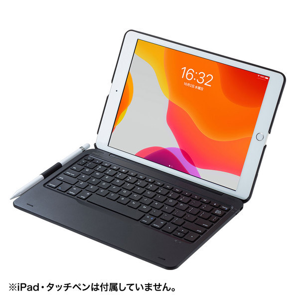SANWA SUPPLY 10.2インチiPad専用ケース付きキーボード SKB-BTIPAD1BK （ブラック） キーボード本体の商品画像