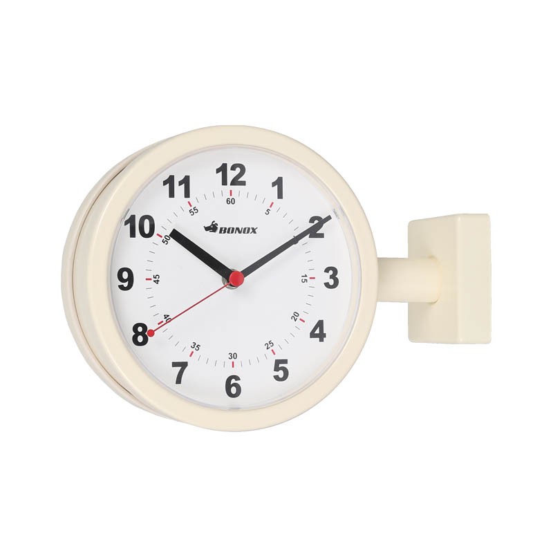 ダルトン ダブルフェイスクロック S624-659IV（アイボリー） 掛け時計、壁掛け時計の商品画像