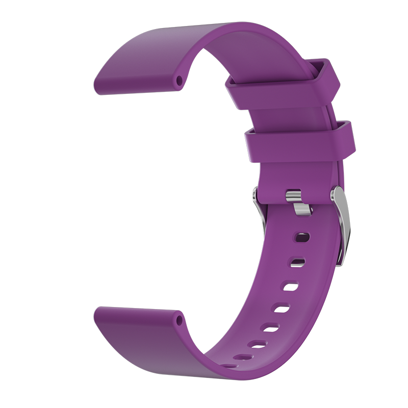  smart watch change band change belt width 22mm silicon made purple white pink green blue green 