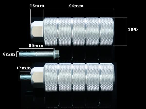  stock have all-purpose aluminium shaving (formation process during milling) step peg 