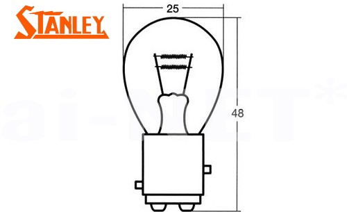  драгстер 1100 Classic BC-VP13J STANLEY Stanley задний фонарь / указатель поворота для лампа 12V21/5W 10 штук входит S25 оригинальный ремонт для (A4875B)
