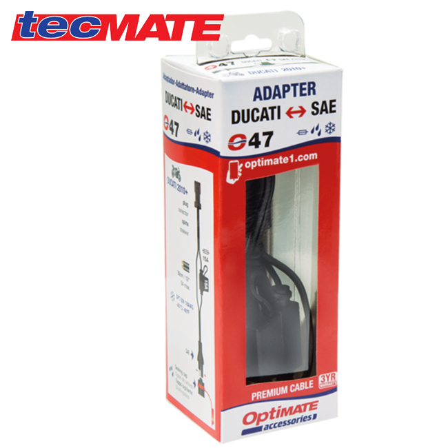 наличие иметь Tec Mate OptiMate DUCATI специальный адаптор SAE терминал 30cm O-47 Ducati специальный кабель 