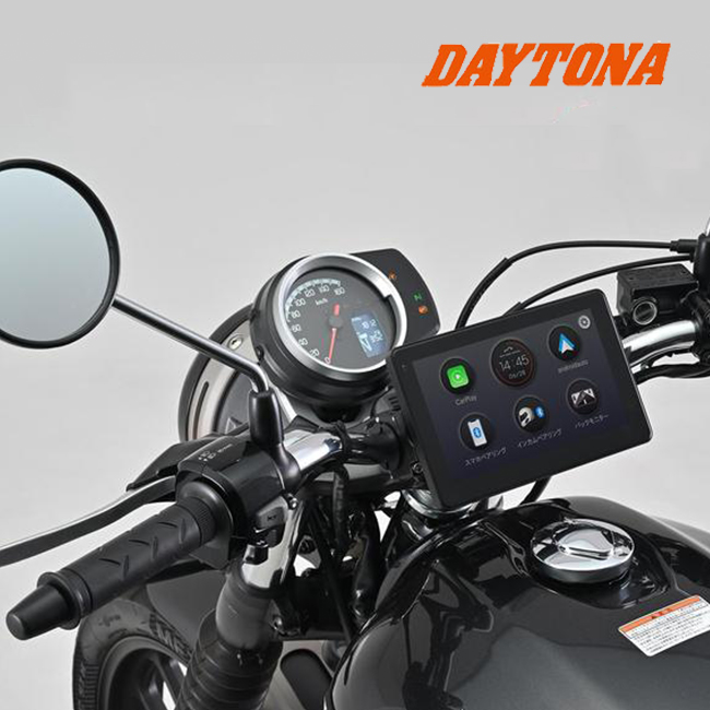  срок поставки нерешительный поступление после отправка бесплатная доставка DAYTONA( Daytona ) Moto Smart монитор 23333 7 дюймовый touring мотоцикл установка зажим крепление монитор заднего обзора водонепроницаемый пыленепроницаемый 