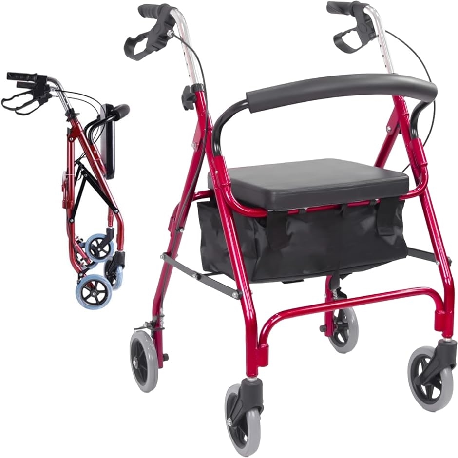  коляска для пожилых 4 колесо ходьба высота машины . настройка возможно складной возможно салон уличный двоякое применение CA/861L MDM