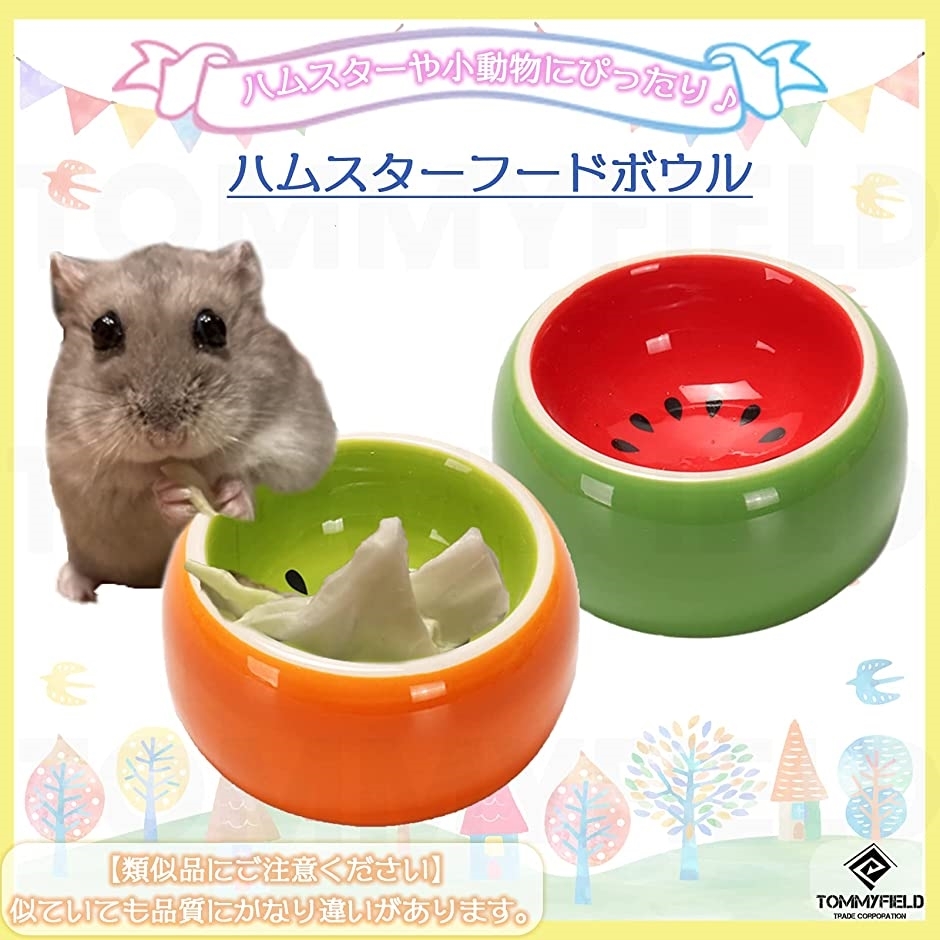 餌入れ 水入れ ハムスター 小動物 陶器 皿 餌やり器 えさ入れ キウイ スピード発送 ホリック Paypayモール店 通販 Paypayモール