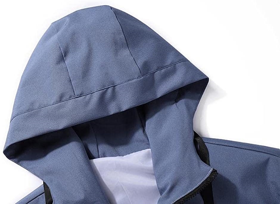 メンズファッション 02年春 エンプティオ フード付き アウトドア ジップアップ ジャケット メンズ ブルー ブルーブラック L Yqrxxu5rci Www Robertgillow Co Uk