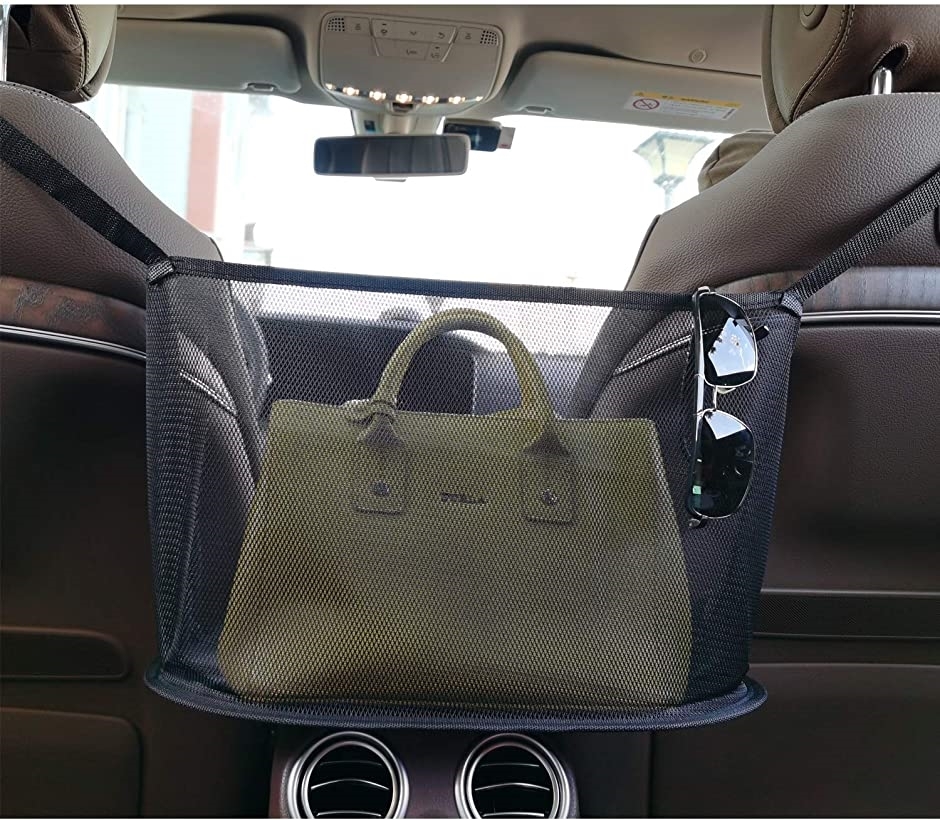 車用収納ポケット メッシュバッグ スリム 折り畳み式 カバン 置き場所 座席隙間収納 D スピード発送 ホリック Paypayモール店 通販 Paypayモール