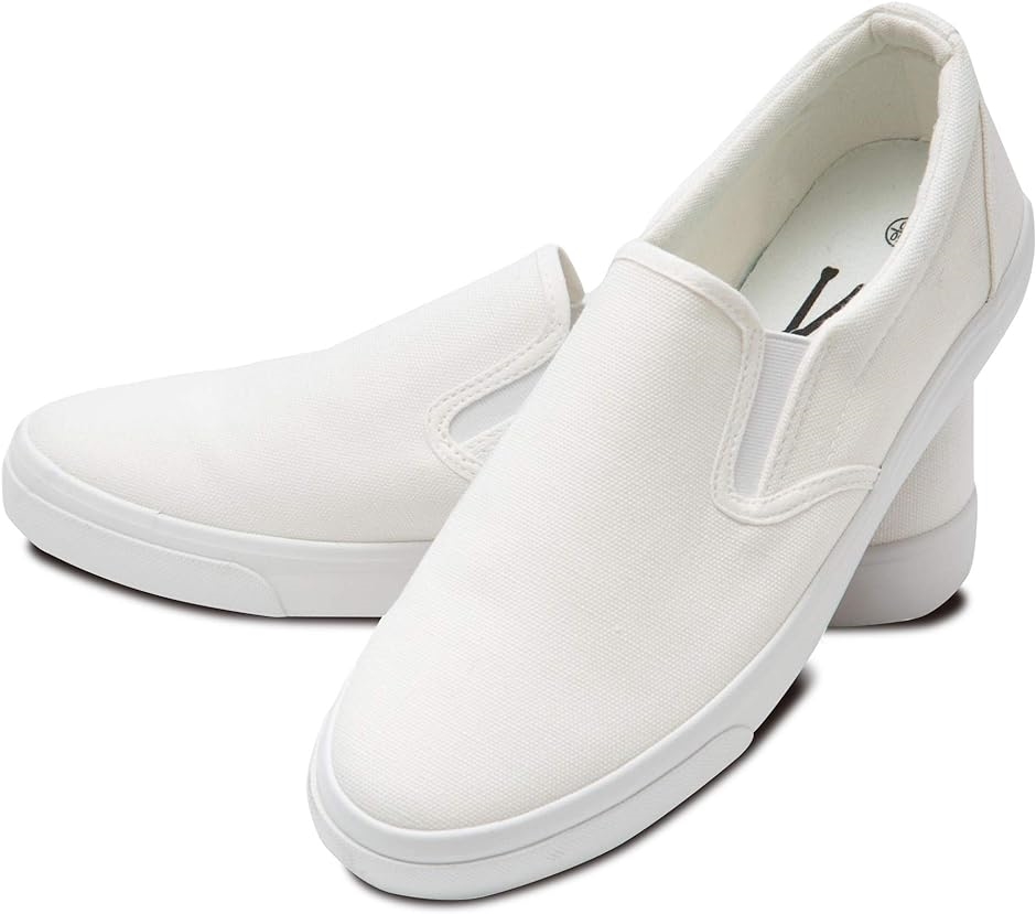  мужской женский туфли без застежки deck shoes одноцветный чёрный белый линия парусина мужчина женщина ( все белый, 23.5 cm 2E)