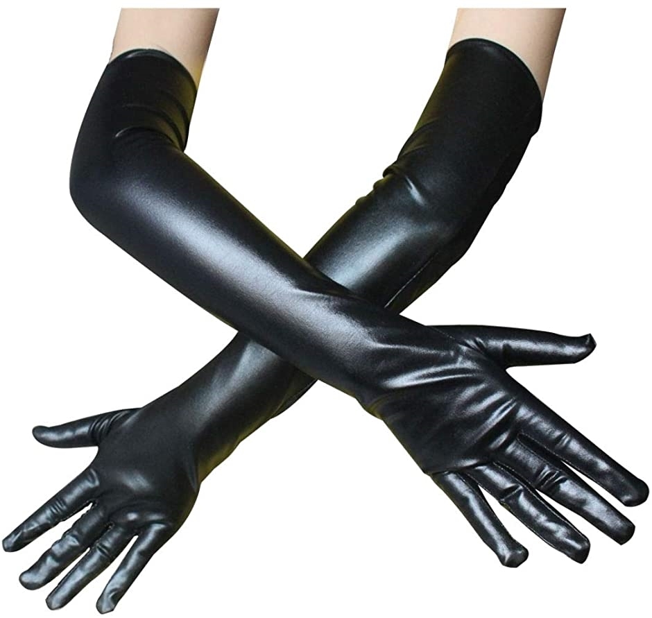 ニーク ボンテージ セクシー ボディ コスチューム ガーター ストッキング 爆売りセール開催中 手袋 グローブ ストレッチ ニーハイ ロング レザー