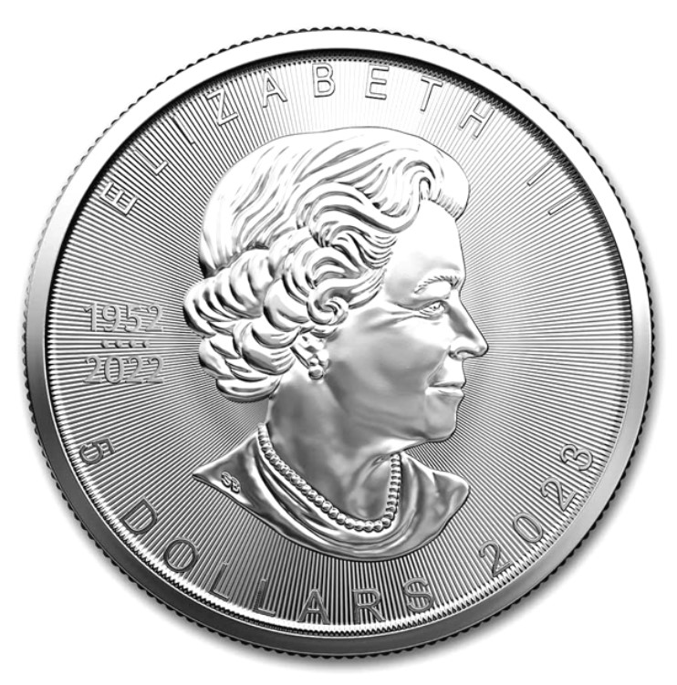 [2023 year ] silver coin Maple leaf silver coin 1oz 5 pieces set (5 ounce ) clear case entering 1 ounce Maple silver coin Canada .. structure . department issue Silver Coin(55288)