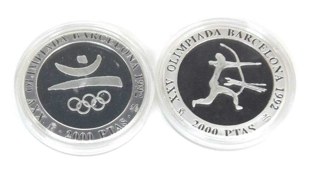  Barcelona Olympic silver coin memory silver medal 2000peseta commemorative coin (62158)