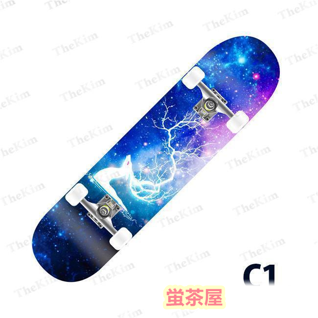  skateboard beginner skateboard Complete Kids adult child Junior Short skateboard present all 20 color Kids U type skateboard Junior practice 