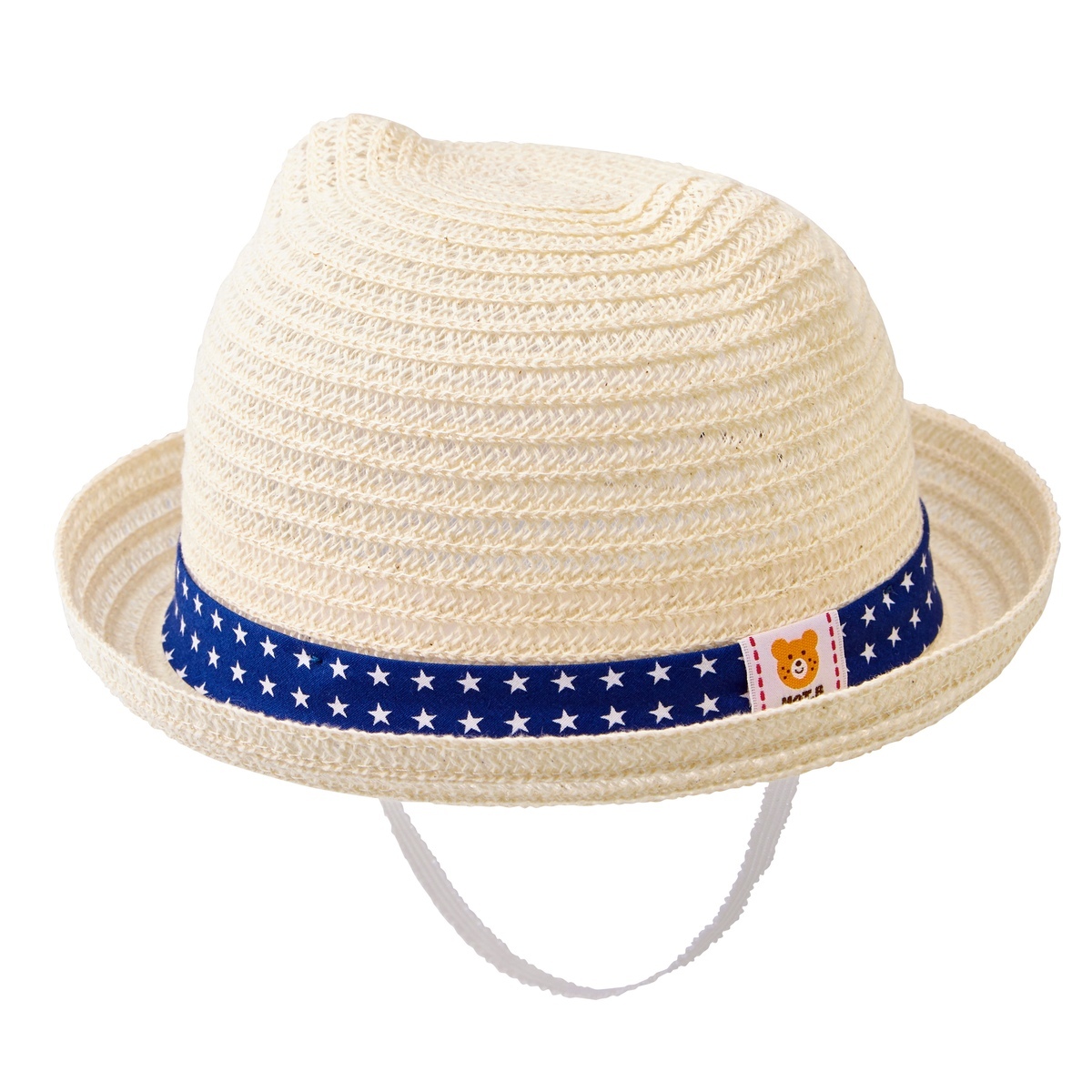  Miki House [ подарок ] джинбей & шляпа комплект outlet белый голубой S M hot винт ketsuHOT BISCUITS