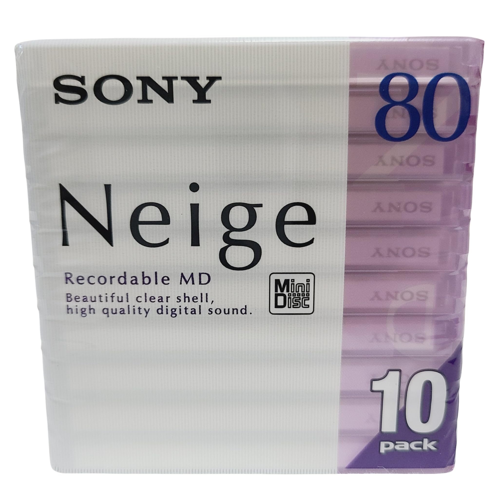 SONY ミニディスク 80分10枚 10MDW80NED 録音用メディア その他 - 最