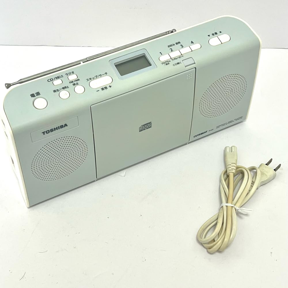 TOSHIBA　CDラジオ　TY-C23 TOSHIBA CDラジオ TY-C23（L） ブルー CDラジカセ - 最安値・価格比較