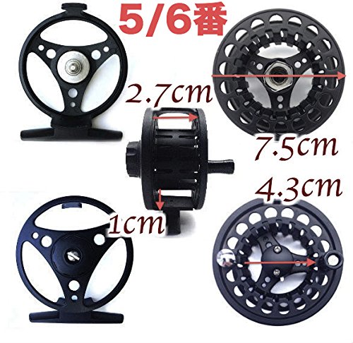 umi кошка fly reel 7 8 Large a- балка fly рыбалка катушка fly рыбалка .. сопутствующие товары aluminium сплав серебряный 7 8