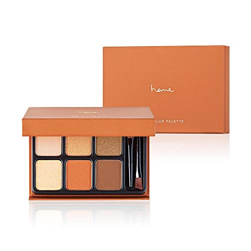 heme 6 color eyeshadow Palette Palette ( all 6 color ) GOLDEN MANGO Taiwan cosme 1 piece (x 1)