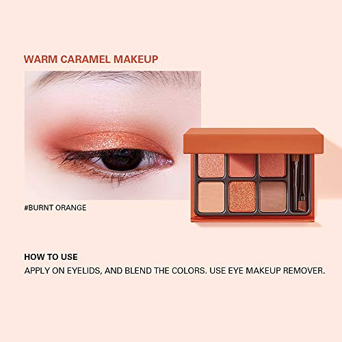 heme 6 color eyeshadow Palette Palette ( all 6 color ) GOLDEN MANGO Taiwan cosme 1 piece (x 1)