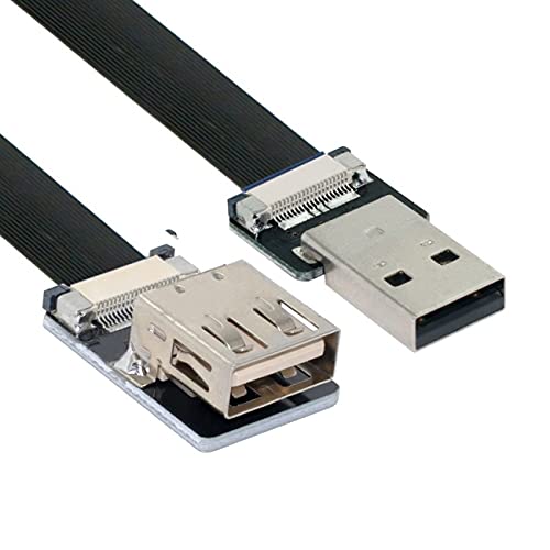 NFHK USB 2.0 Type-A мужской - женский удлинение данные Flat тонкий FPC кабель FPV &amp; диск &amp; сканер &amp; принтер для 