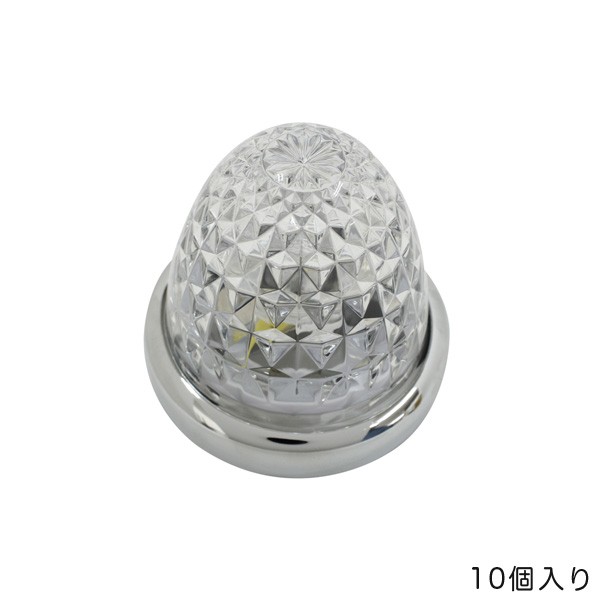 正規激安 【10個セット】マーカーランプ 流星マーカー アンバー LED11 