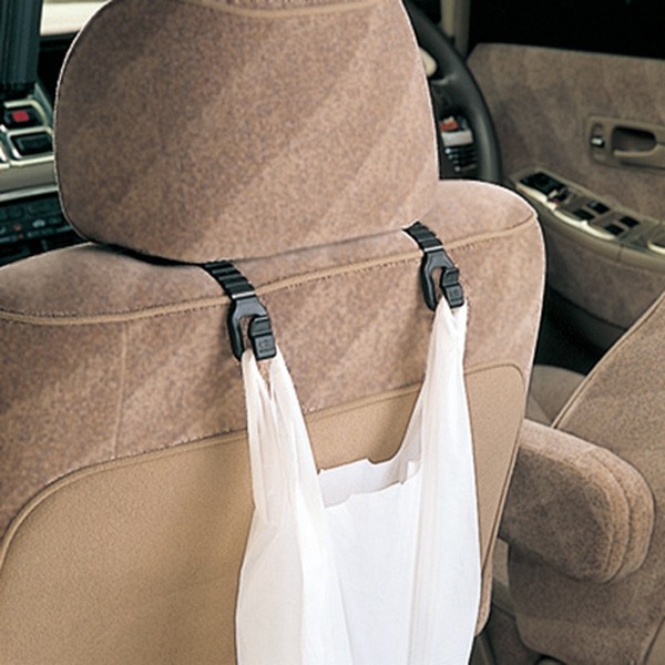 シートフック2 ヘッドレスト取付 2個入 W125 ゴミ入 セイワ ブラック 数量限定 特売 ゴミ入