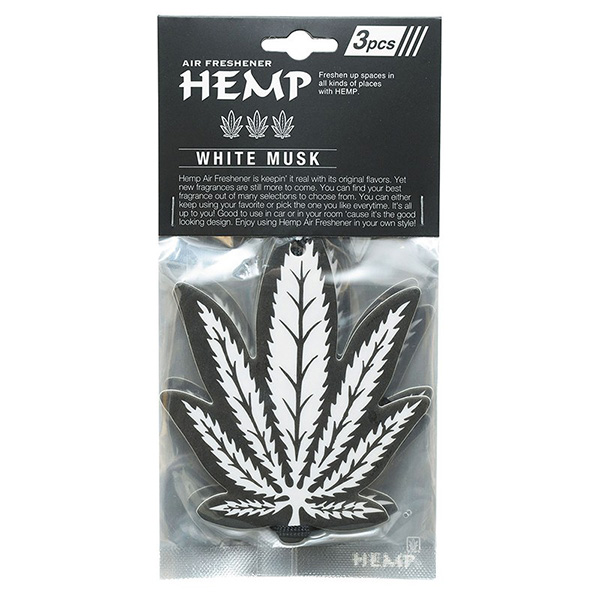 芳香剤 Hemp 3枚パック Nax 052 001 エアーフレッシュナー ニューアークス ヘンプ ホワイトムスク 吊り下げ型 車 部屋 オンライン限定商品 エアーフレッシュナー