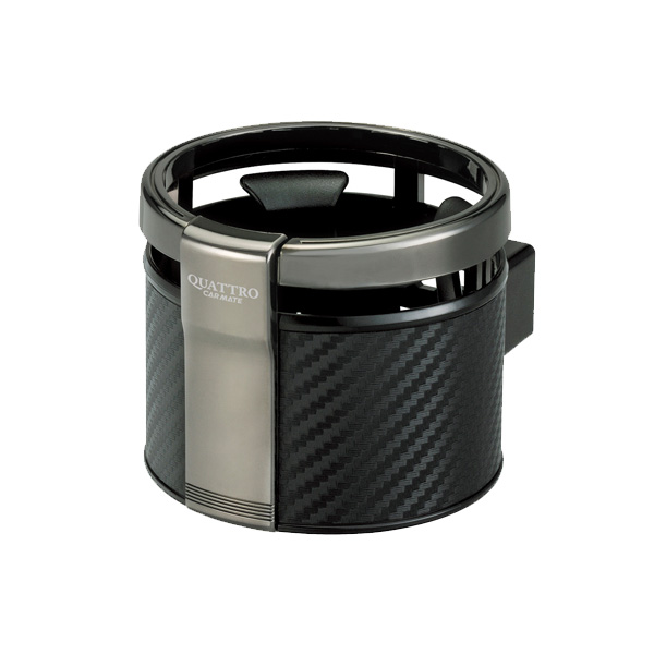 ドリンクホルダー クアトロ DZ265 （カーボン調 ブラックメッキ）