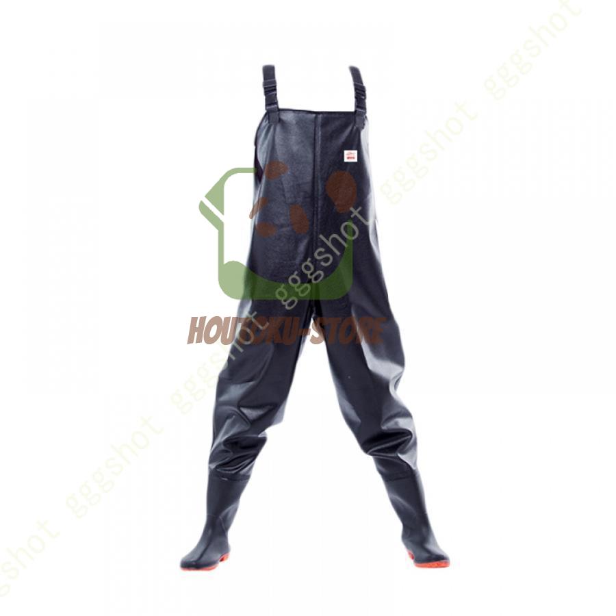  waders trunk length PVC waders trunk boots chest high waders fishing waterproof trousers with pocket radial sole easy attaching and detaching adjustment possibility shoulder belt cold . acid 