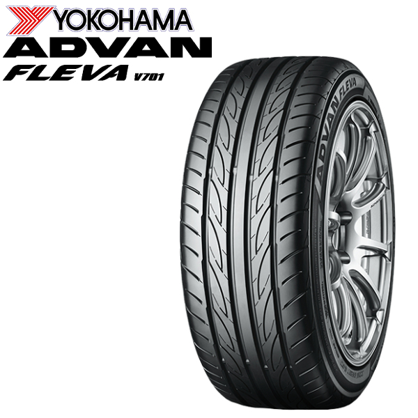 ヨコハマタイヤ ADVAN FLEVA V701 215/40R18 89W XL タイヤ×4本セット ADVAN 自動車　ラジアルタイヤ、夏タイヤの商品画像