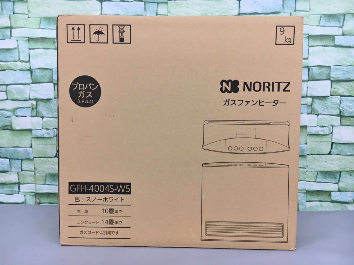 【最終価格！】ガスファンヒーター GFH-4004S 都市ガス用　美品☆ NORITZ ガスファンヒーター 都市ガス GFH-4004D-PT