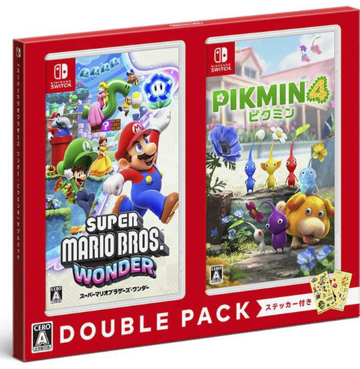 スーパーマリオブラザーズ ワンダー・ピクミン4ダブルパック Switchソフト Switch】 『スーパーマリオブラザーズ ワンダー・ピクミン4