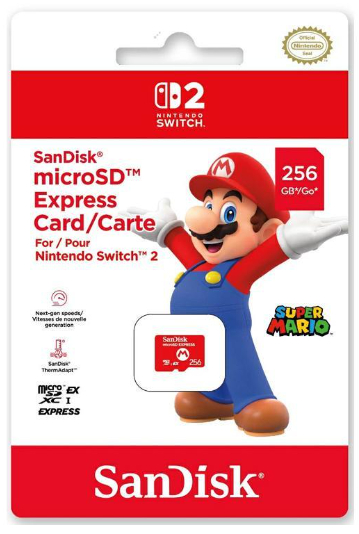 SanDisk SanDisk microSD Express Card 256GB for Nintendo Switch 2