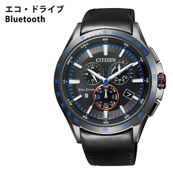 【未使用品】シチズン BZ1035-09E エコドライブ クロノグラフ メンズ CITIZEN エコ・ドライブ Bluetooth BZ1035-09E （ブラック