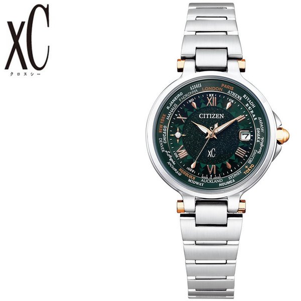 春新作の かっこいい おしゃれ 50代 40代 30代 代 おすすめ 話題 人気 Citizen Ec1010 57y ディープグリーン 腕時計 レディース 時計 クロスシー シチズン 腕時計 Xc レディース腕時計